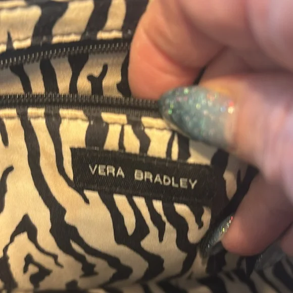 Vera Bradley Quilted Cloth Removable Shoulder Strap purse - Picture 11 of 12